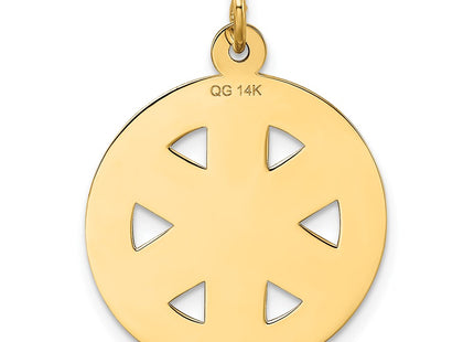 14k Yellow Gold Pendants Style YC516 - Classique Jewelry Inc.