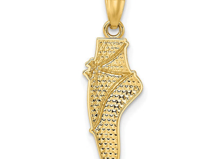 14k Yellow & Rhodium Pendants Style YC524 - Classique Jewelry Inc.