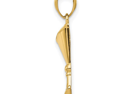 14k Yellow Gold Pendants Style YC547 - Classique Jewelry Inc.