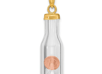 14k Yellow Gold Pendants Style YC549 - Classique Jewelry Inc.