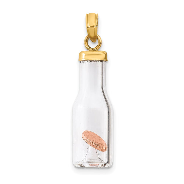 14k Yellow Gold Pendants Style YC549 - Classique Jewelry Inc.