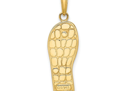 14k Yellow & Rhodium Pendants Style YC560 - Classique Jewelry Inc.