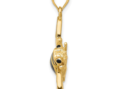 14k Yellow Gold Pendants Style YC576 - Classique Jewelry Inc.