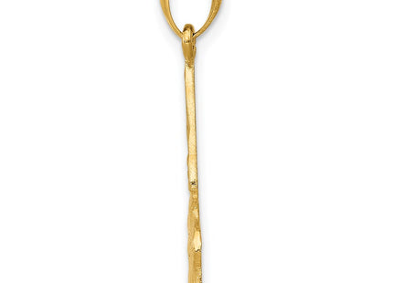 14k Yellow Gold Pendants Style YC597 - Classique Jewelry Inc.