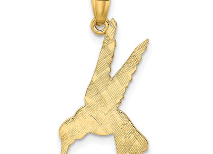 14k Yellow Gold Pendants Style YC597 - Classique Jewelry Inc.