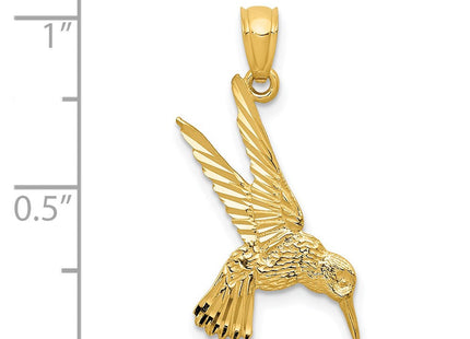 14k Hummingbird Pendant (Style YC597)