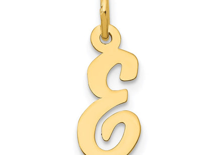 14k Small Script Letter Initial Charm