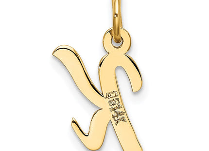 14k Small Script Letter K Initial Charm (Style YC658K)