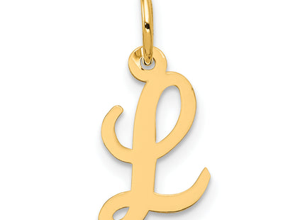 14k Small Script Letter Initial Charm