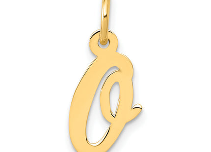 14k Small Script Letter Initial Charm