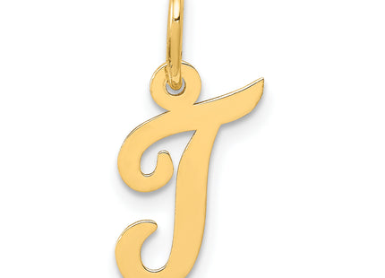 14k Small Script Letter Initial Charm