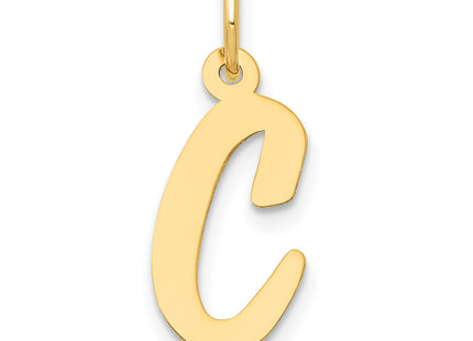 14k Medium Script Letter Initial Charm