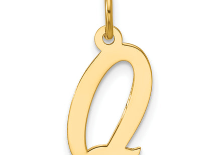 14k Medium Script Letter Initial Charm