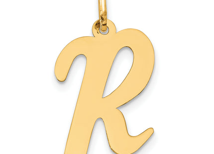 14k Large Script Letter Initial Charm