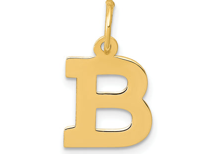 14k Small Block Letter Initial Charm