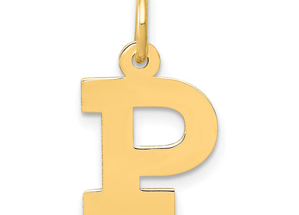 14k Small Block Letter Initial Charm
