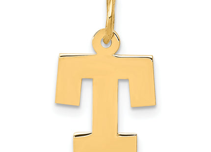 14k Small Block Letter Initial Charm