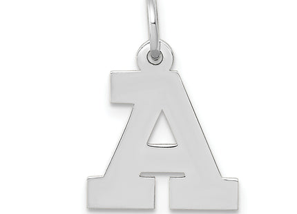 14KW Small Block Letter Initial Charm