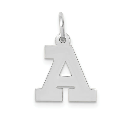 14KW Small Block Letter Initial Charm