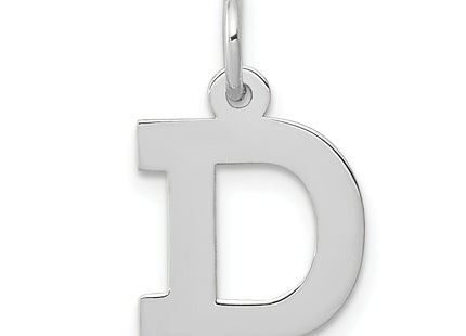 14KW Small Block Letter Initial Charm