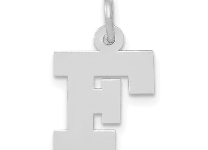 14KW Small Block Letter Initial Charm