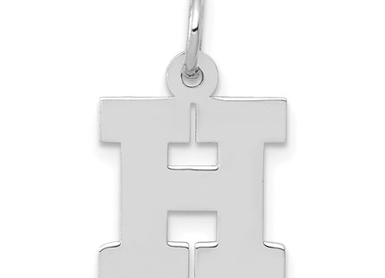 14KW Small Block Letter Initial Charm