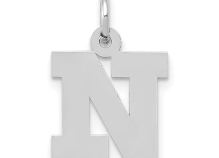 14KW Small Block Letter Initial Charm