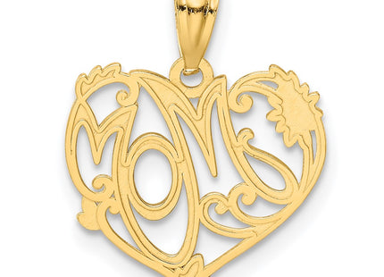 14k Yellow & Rhodium Pendants Style YC796 - Classique Jewelry Inc.