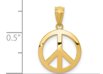 14k Yellow Gold Pendants Style YC815 - Classique Jewelry Inc.