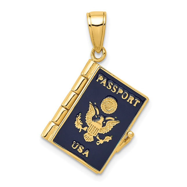 14k Yellow Gold Pendants Style YC819 - Classique Jewelry Inc.