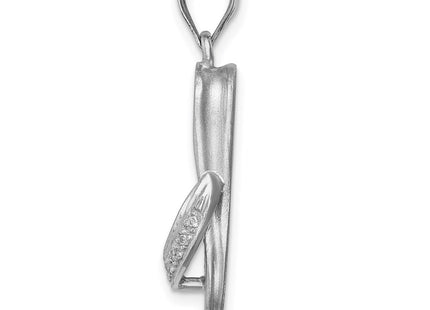14k White Gold Pendants Style YC866 - Classique Jewelry Inc.