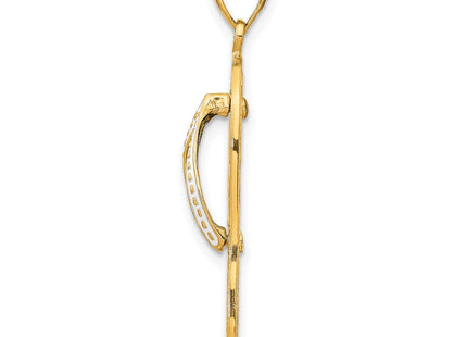 14k Yellow Gold Pendants Style YC869 - Classique Jewelry Inc.