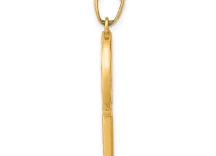 14k Yellow Gold Pendants Style YC879 - Classique Jewelry Inc.