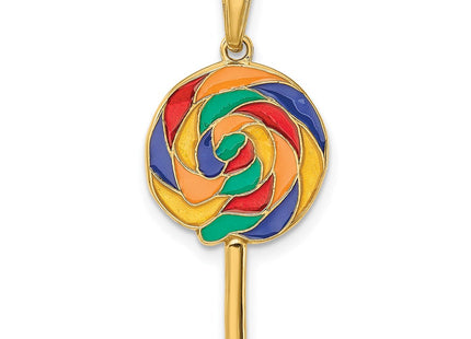 14k Yellow Gold Pendants Style YC879 - Classique Jewelry Inc.