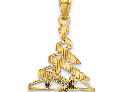 14k Yellow & Rhodium Pendants Style YC933 - Classique Jewelry Inc.