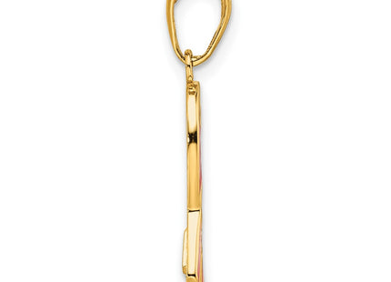 14k Yellow Gold Pendants Style YC948 - Classique Jewelry Inc.