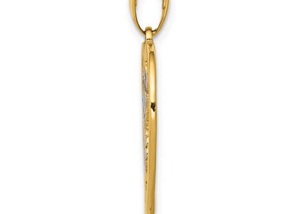 14k Yellow Gold Pendants Style YC957 - Classique Jewelry Inc.