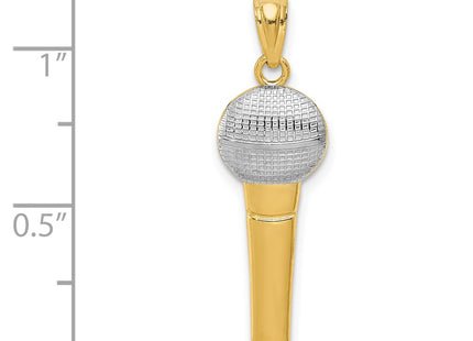 14k Yellow & Rhodium Pendants Style YC999 - Classique Jewelry Inc.