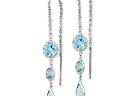 14k White Gold Earrings Style YE1048 - Classique Jewelry Inc.