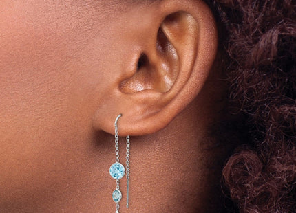 14k White Gold Earrings Style YE1048 - Classique Jewelry Inc.
