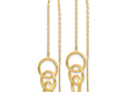 14k Yellow Gold Earrings Style YE1053 - Classique Jewelry Inc.