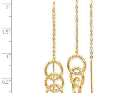 14k Yellow Gold Earrings Style YE1053 - Classique Jewelry Inc.