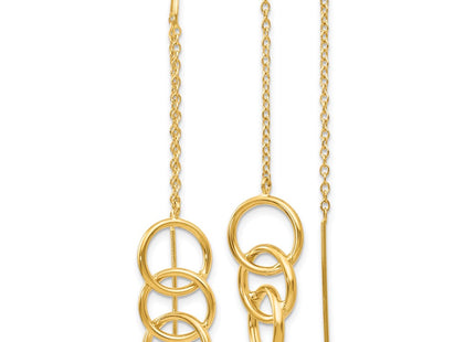 14k Yellow Gold Earrings Style YE1053 - Classique Jewelry Inc.