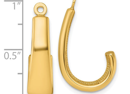 14k Yellow Gold Earrings Style YE1101 - Classique Jewelry Inc.