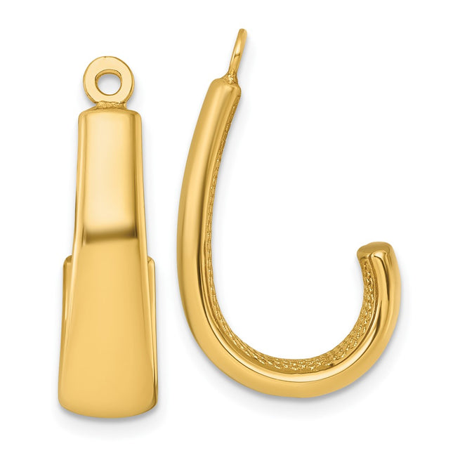 14k Yellow Gold Earrings Style YE1101 - Classique Jewelry Inc.