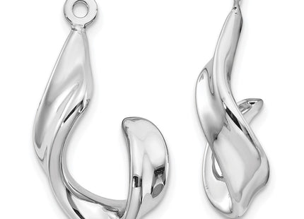 14k White Gold Earrings Style YE1103 - Classique Jewelry Inc.