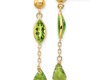 14k Yellow Gold Earrings Style YE1369 - Classique Jewelry Inc.
