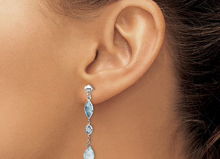 14k White Gold Earrings Style YE1372 - Classique Jewelry Inc.