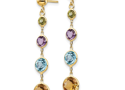 14k Yellow Gold Earrings Style YE1376 - Classique Jewelry Inc.