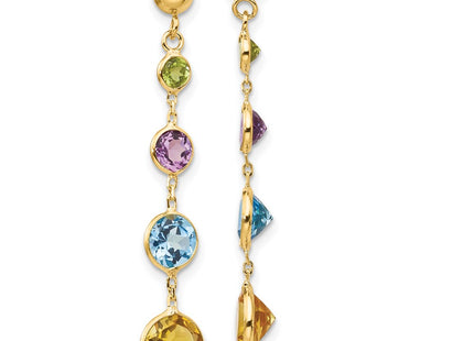 14k Yellow Gold Earrings Style YE1376 - Classique Jewelry Inc.